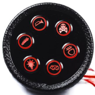 Universal 6-way control water cup switch