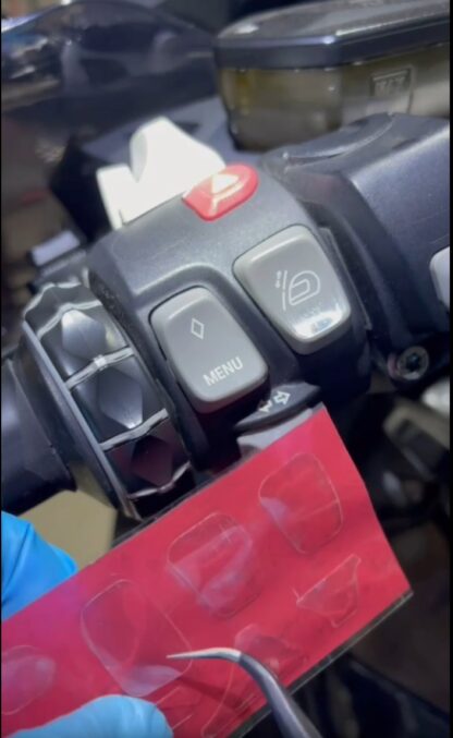 BMW Motorcycle Universal Button Protection Film Anti-Scratch & Paint Preservation Kit for R1200/ - Image 3