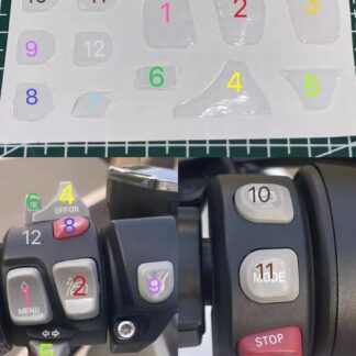 BMW Motorcycle Universal Button Protection Film Anti-Scratch & Paint Preservation Kit for R1200/